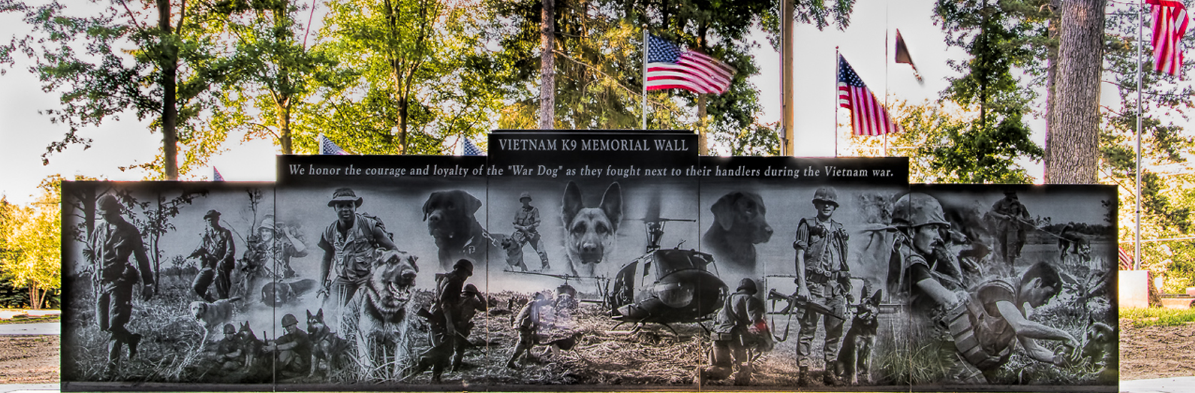 Photo of War Dog Memorial